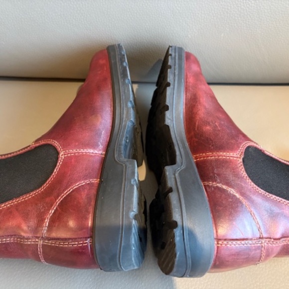 Blundstone Classic Women's sz US 9 premium leather Chelsea boots burgundy red - Picture 12 of 16